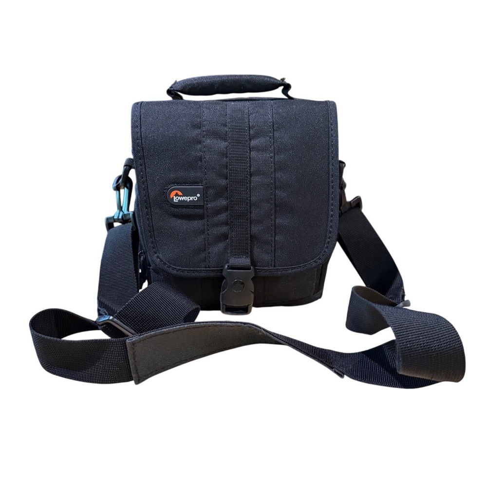 LowePro Adventura 140 Camera Bag Black Nylon Shoulder Crossbody Case Padded